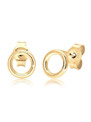 Elli Ohrringe 585 Gelbgold Geo, Kreis in Gold