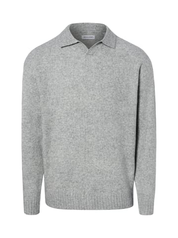 Jack & Jones Strickpullover JJEsoho Ollie in hellgrau - 0002