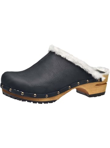 Sanita Comfortwear Clog "Wood-Hese Open" in Schwarz