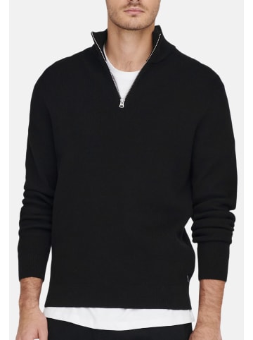 ONLY & SONS Sweattroyer Phil in Schwarz / beige