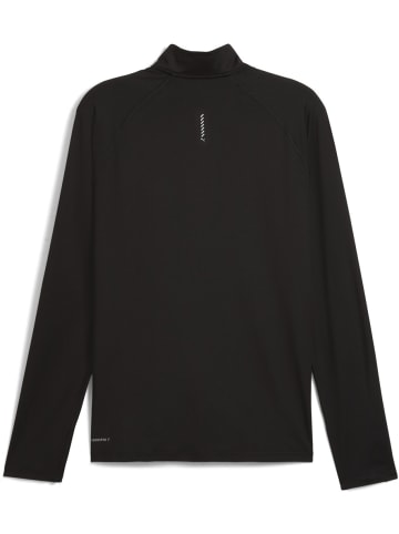 Puma T-Shirt "Run Velocity Cloudspun 1/4 ZIP" in Schwarz