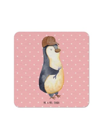 Mr. & Mrs. Panda Tassenuntersetzer Wenn Papa es nicht reparieren... in Rot Pastell