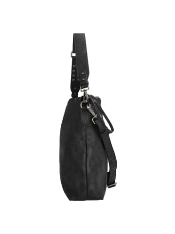 FREDs BRUDER Rebel At Heart Squeezy Hobo - Schultertasche 49 cm (black) in schwarz