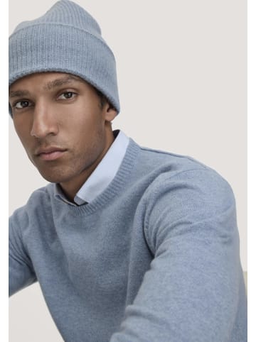 Hessnatur Strickmütze in helles jeansblau