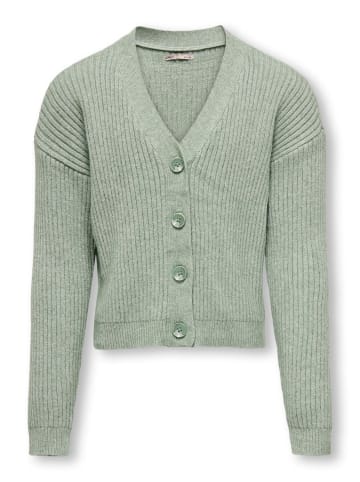 KIDS ONLY Strickjacke KOGMANDY LS SHORT BOXY CARDIGAN KNT in hedge green