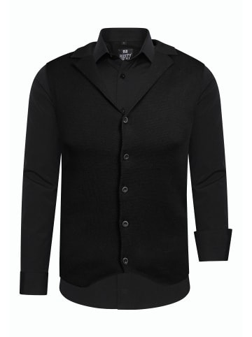Rusty Neal Hemd mit Weste in Schwarz