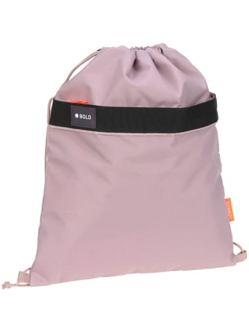 Bold School String Bag mauve in bunt