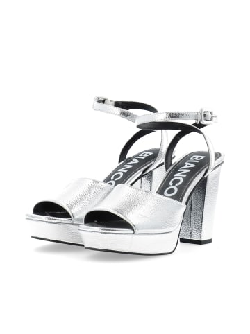 Bianco Plateauabsätze in Silver