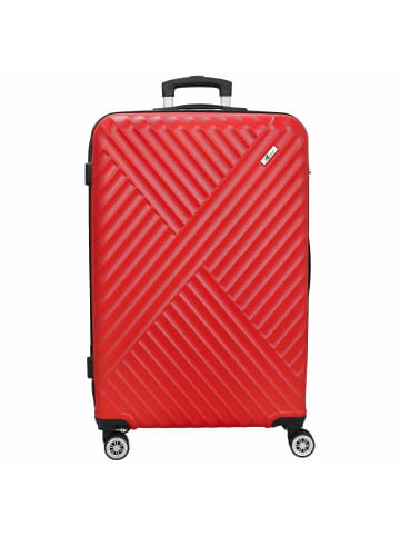 Paradise by CHECK.IN Kingston - 4-Rollen-Trolley Set 3tlg. (lila) in rot