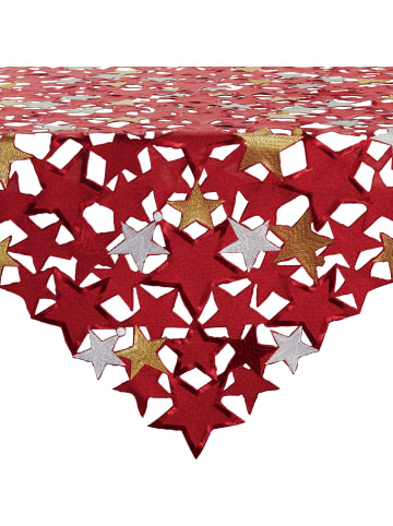 REDBEST Jacquard Mitteldecke in rot