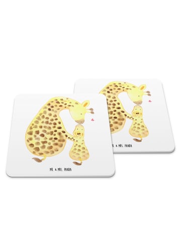 Mr. & Mrs. Panda Design Untersetzer Giraffe Kind ohne Spruch in Weiß