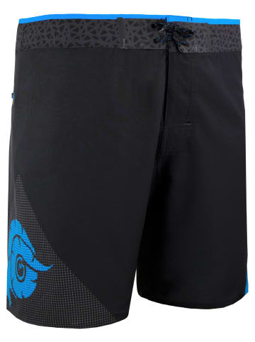 GUGGEN MOUNTAIN Badehose Kariert in Blau