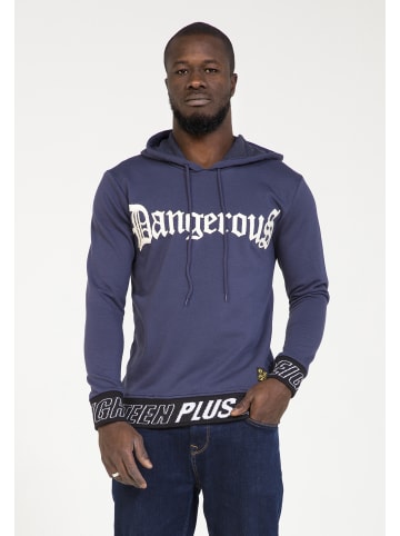 PLUS EIGHTEEN Herren Kapuzenpullover in Petrol