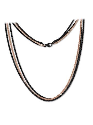 SilberDream 925 Silber, vergoldet (Roségold 333) Damen SilberDream Kette gedreht ca. 45cm