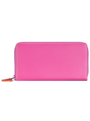 MYWALIT Geldbörse Leder 18 cm sangria multi