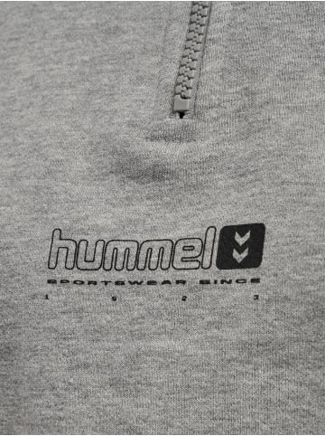 Hummel Trainingsjacke "Lgc Nikka Cropped Halfzip" in Grau
