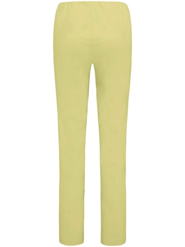 GOLDNER Bengalinhose Schlupfhose LOUISA mit Steppnähten in erbsengrün