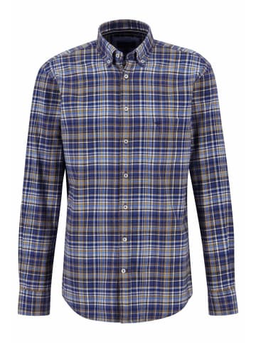 FYNCH-HATTON Langarm FreizeitHemd für Herren in braun