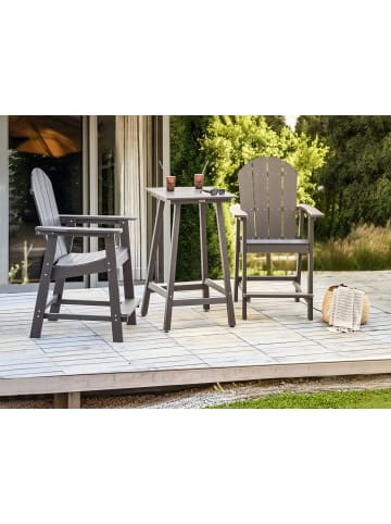 Beliani 3-tlg Bistro Set ADIRONDACK in Grau