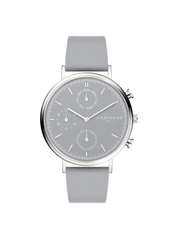 LIEBESKIND BERLIN Armbanduhr The Blue-Grey Multifunktion in silber