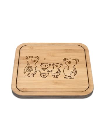 Mr. & Mrs. Panda Tischuntersetzer Koala Familie zwei ohne Spruch in Transparent