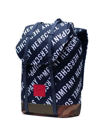 Herschel Retreat 19.5 - Rucksack 15" 43 cm (fiery red night camo) in roll call peacoat woodland camo