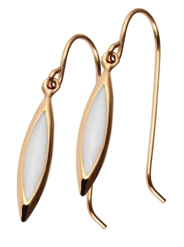 Adeliás Damen Ohrringe aus Edelstahl in gold