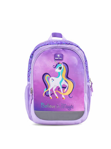 Belmil Kindergartenrucksack Unicorn Purple 3-6 Jährige Kinder Rucksack 3 Jahre