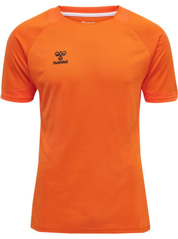 Hummel Hummel T-Shirt Hmllead Multisport Herren Leichte Design Schnelltrocknend in ORANGE TIGER