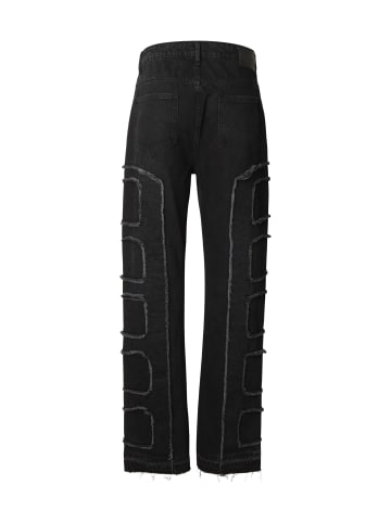 2Y Studios 2Y Studios Kosa Destroyed Straight Jeans in washed black