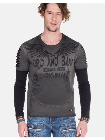 Cipo & Baxx Sweatshirts in ANTHRAZIT