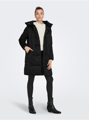 JACQUELINE de YONG Wattierter Steppmantel Puffer Winter Jacke JDYMUSTANG in Schwarz