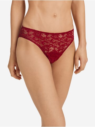 Hanro Minislip Moments in red dahlia