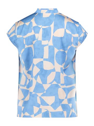 BETTY & CO Bluse in blau beige