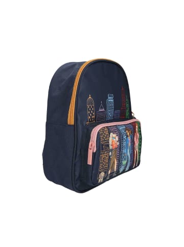 Depesche Rucksack CITY GIRLS TOPModel 11 x 22 x 28 cm in dunkelblau