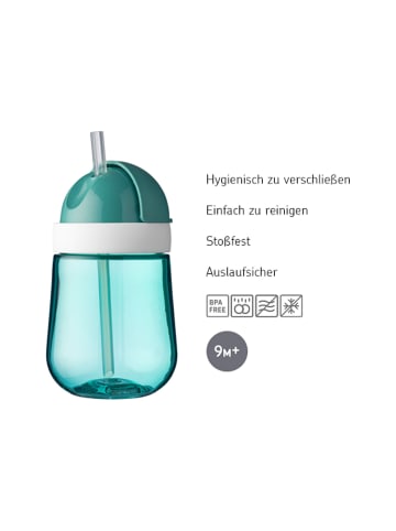 Mepal Strohhalmbecher Mio 300 ml in Deep Turquoise