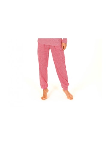NORMANN Pyjama Hose lang Mix & Match print - 17628 in rot
