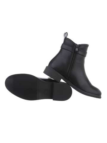 Ital-Design Stiefelette in Schwarz