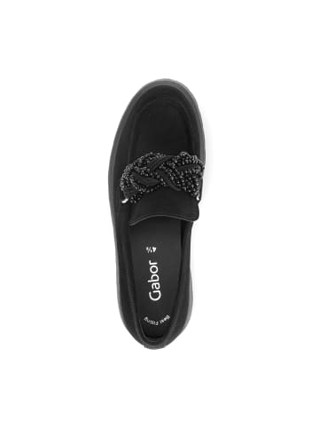 Gabor Plateau Slipper in Schwarz