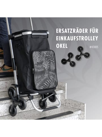 eluno Ersatzrad 2er SET Einkaufstrolley OKEL