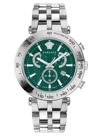 Versace BOLD CHRONO 46 mm - VEJB - SS CASE46 mm - GREEN DIAL46 mm - in silber