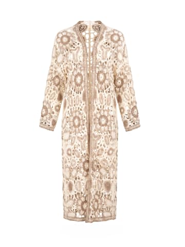 ISHA Women Cardigan in Taupe