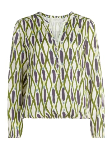CARTOON Casual-Bluse mit Muster in Green/Blue