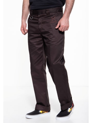 King Kerosin King Kerosin Workwear Hose in braun