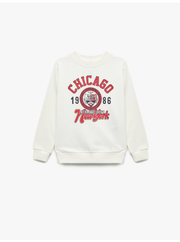 KOTON SWEATSHIRTS in Ekru