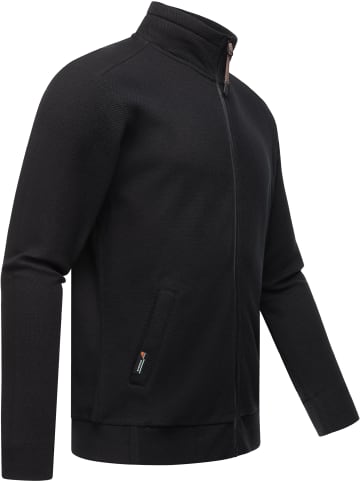 ragwear Sweatjacke Carlow in Black