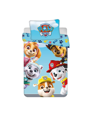 Paw Patrol Paw Patrol Bettwäsche-Set für Kinderbett 100x135 cm + 40x60 cm aus in Blau