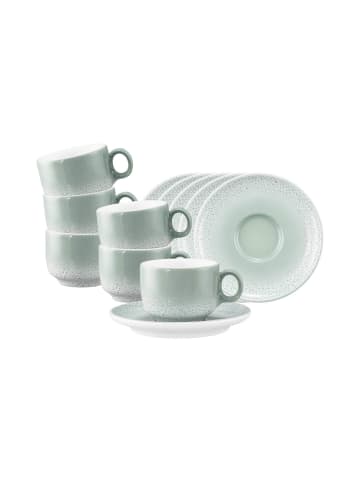 Seltmann Weiden 6er Set Espressotassen mit Untertassen Sento Home 80 ml in Aura mint