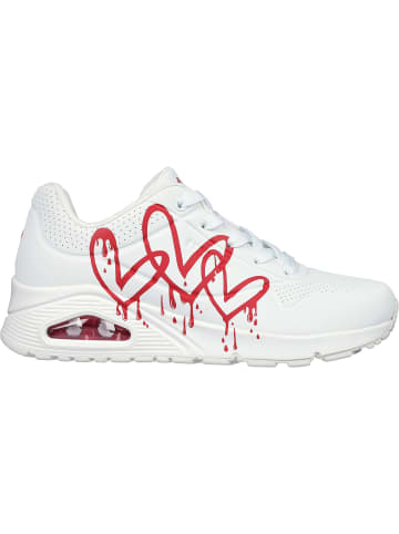 Skechers Sneaker Uno in white-red