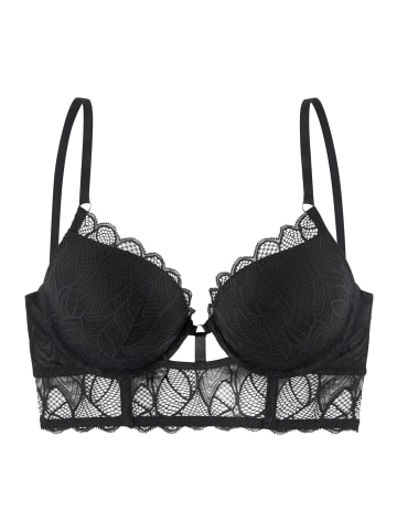 LASCANA Push-up-BH in schwarz